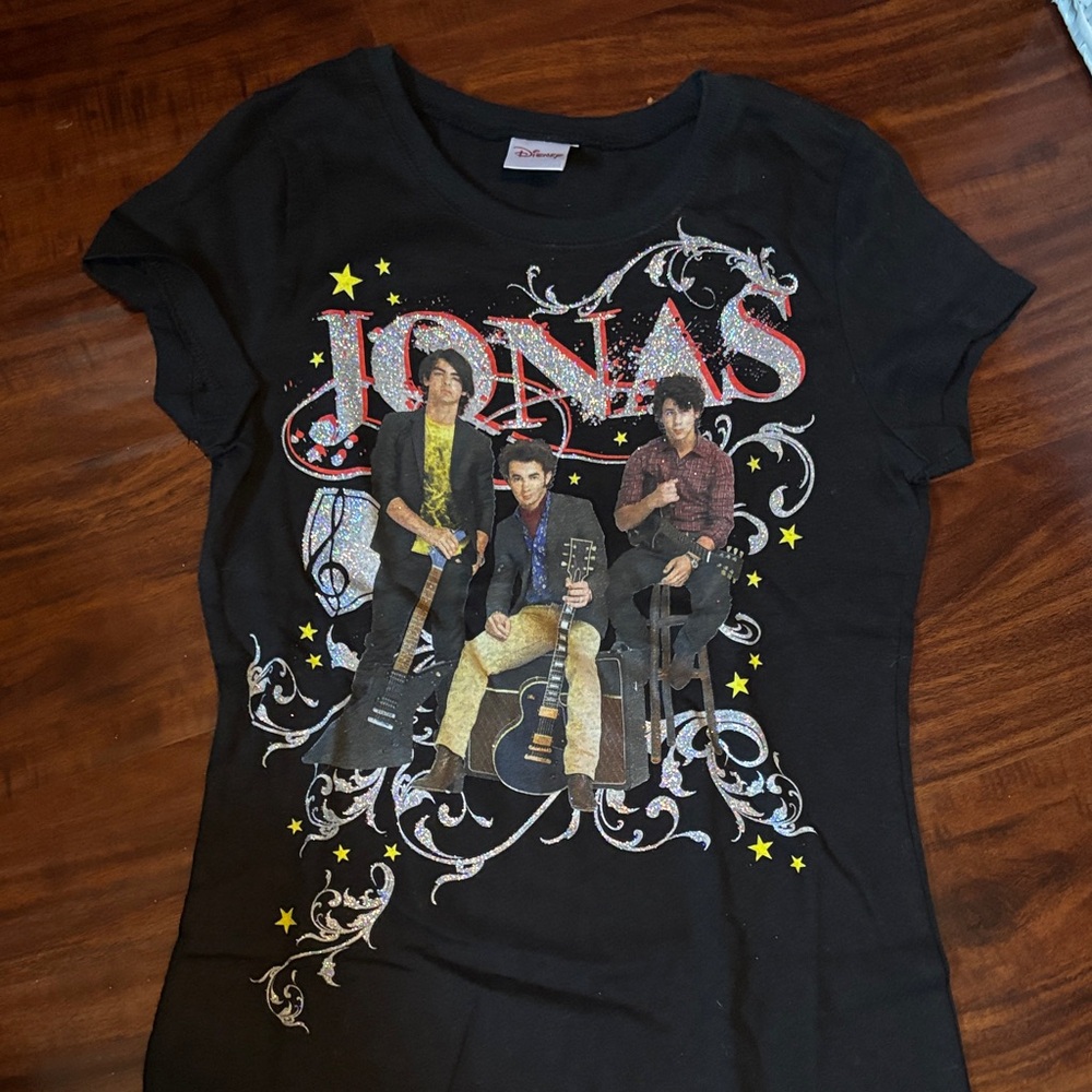 Glitter Jonas brothers tee